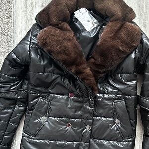 Coat Jacket with fur